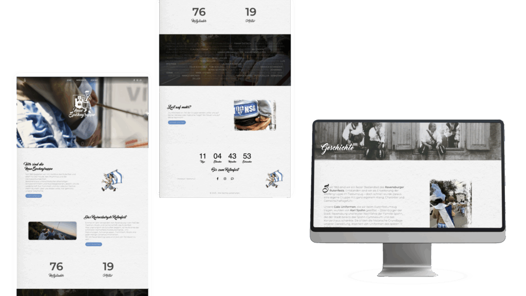 Mockup der Website neue-spohngruppe.de
